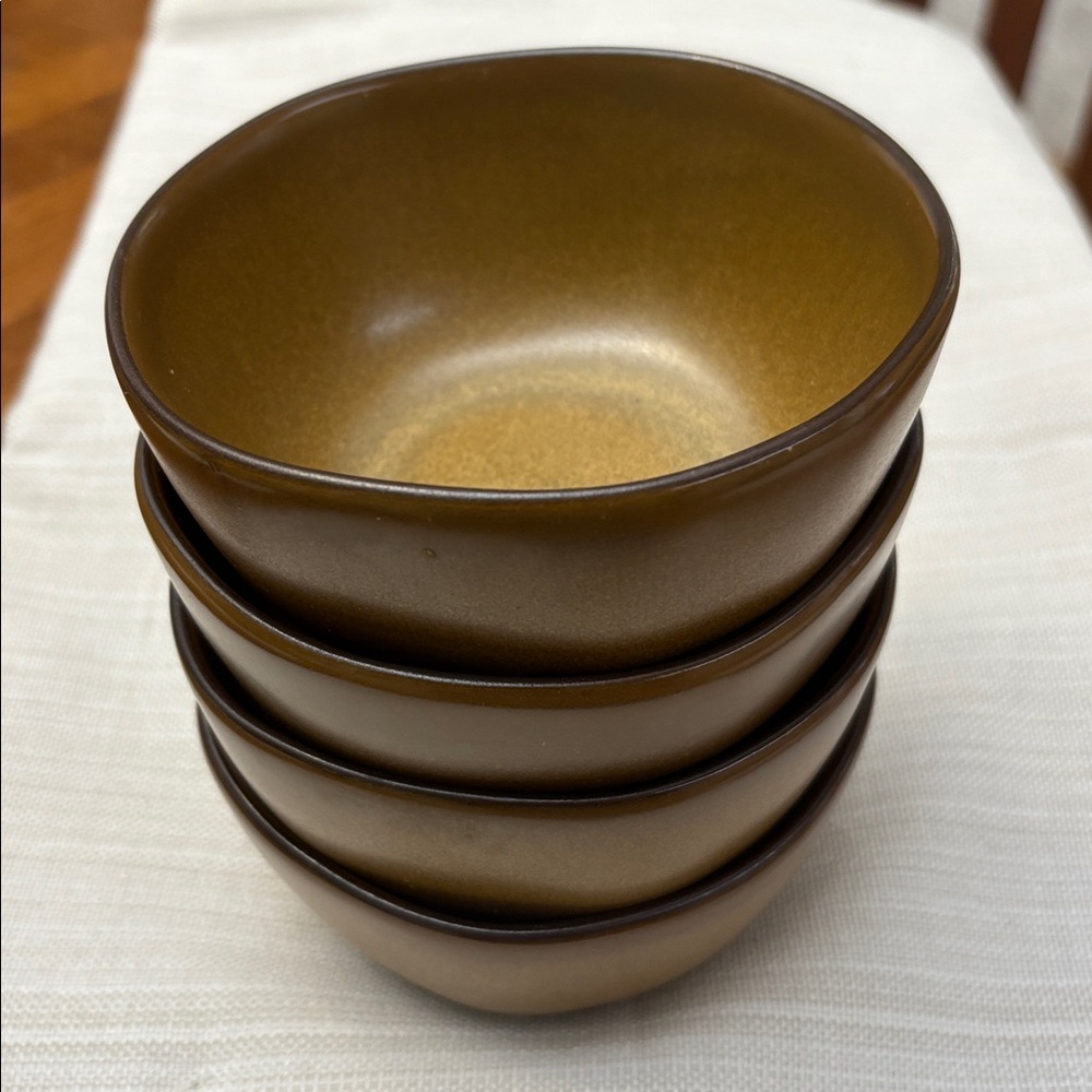 Hearth & Hand Brown Stoneware Bowls